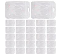 ROMISBABA Lot de 50 Sachets Auto-Adhésifs Refermables 15 X 10 CM en Plastique Transparent à Motif Cœur Holographique Pochettes d'emballage pour Bijoux Cartes et Bonbons pour Conservation