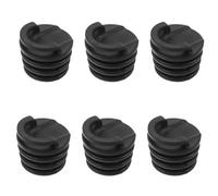 ROMISBABA Lot de 6 Bouchons de Vidange Étanches pour Kayak avec Anneau en Caoutchouc 45×3 CM Accessoires Universels pour Kayak Sit-on-Top et Canoë Protection Débris Drainage Rapide et