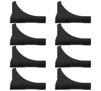 ROMISBABA Lot de 8 Embouts Antidérapants pour Pieds de Séchoir à Linge Noirs Protections pour Sols en Bois Dur Accessoires Universels Résistants aux Intempéries pour Étendoir à Linge