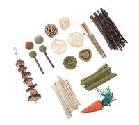 ROMISBABA Mâcher Naturel pour et Petits Rongeurs Durable et pour Dents et Design Accessoire Ludique pour Stress et des Dents