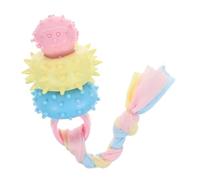 ROMISBABA Mâcher pour Chiot Forme de Tresse Réduit Ennui et Mordillements Interactif pour Chien Divertissement Portatif Destructeur