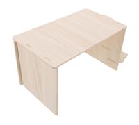 ROMISBABA Maison Bois pour Hamster et Petits Animaux Abri Résistant et Confortable Nid Douillet et Stable pour Hamster Nain Hérisson Cobaye et Autres Accessoire Essentiel pour Habitat