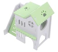 ROMISBABA Maison en Bois Colorée pour Petits Animaux Cachette pour Mini-Rats et Cochons d'Inde, Résistante à l'usure, Sommeil Vie Quotidienne