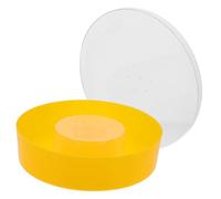 ROMISBABA Mangeoire à Abeilles Ronde Pour Ruche Abreuvoir Transparent Pour Apiculture Bol à Boire En Plastique Outil D'apiculture Pour Jardin Distributeur D'eau Facile à Remplir Équipement Anti-noyade