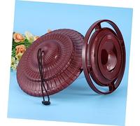 ROMISBABA Mangeoire à Oiseaux Suspendue Extérieure Protecteur Décoration de Jardin Distributeur Durable pour Oiseaux Rouge
