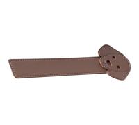 ROMISBABA Marque-Page Chien en Cuir PU Marron Clair, Signet Tête de Chiot pour Livres, Accessoire Pratique pour Bureau et Lecture, Destiné aux Femmes et Garçon et Filles, Unité Centrale