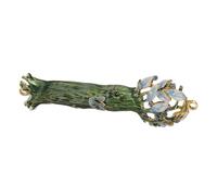 ROMISBABA Mezuzah Métal Rétro avec Parchemin Sacré Décoration Porte Entrée Vintage Ornement Religieux Judaica pour Maison et Bureau Symbole de Foi Juive