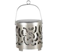 ROMISBABA Mini Chauffage de Camping en Acier Inoxydable Portable Housse de Voyage Couverture Chauffante Multifonctionnelle Léger et Résistant au Vent pour Tentes et Activités en Plein