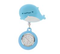 ROMISBABA Montre Infirmière Accrochée Cartoon à Clipser avec Cadran Lumineux Montre de Poche Rétractable pour Aide-Soignante Design Original Silicone Cadeau Pratique pour Femmes Blouse