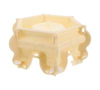 ROMISBABA Moule à Béton pour Jardinière Européen Réutilisable Moulage Facile Compatible Ciment Plâtre Époxy Base Hexagonale pour Décoration Intérieure Extérieure DIY Pot de Fleurs