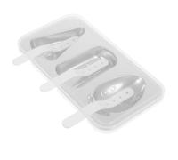 ROMISBABA Moule à Glace Multifonction en Acier Inoxydable 304, Lot de 6 Bâtonnets Réutilisables, Couvercles Hermétiques, pour Glaces Maison, Sorbets, Yaourts et Desserts D’été