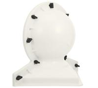 ROMISBABA Moule Multifonctionnel pour Pilier en Béton Sphère de Fleur Beige en PP Facile à Nettoyer pour Décoration de Jardin Feng Shui Pratique et Esthétique Couleur Couleur Aléatoire