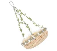 ROMISBABA Nid Suspendu Bambou pour Perroquets Élevage Extérieure pour Perruches Calopsittes Pinsons Et Inséparables Habitat Confortable Et pour Oiseaux Cage