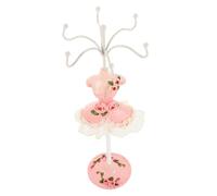 ROMISBABA Organisateur de Bijoux Femme Modèle Mannequin Élégant Support pour Colliers Boucles Doreilles et Bagues Présentoir Compact Sécurisé pour Maison et Voyage