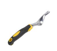 ROMISBABA Outil de Désherbage Manuel Aluminium avec Manche Ergonomique Caoutchouc Désherbeur à Fourche Incurvée et Robuste pour Extraction Racine et Mauvaises Jardin et Pelouse