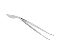 ROMISBABA Outil de Jardin Acier Inoxydable pour Bonsaï Pinces Courbées et Râteau Petit Format pour Entretien Précis Modelage et Ameublissement du Sol des Plantes Pot