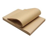 ROMISBABA Papier D'emballage Alimentaire Kraft Khaki 300 Feuilles sans Odeur Désagréable et Résistant la Graisse pour Emballages de Hamburgers et Sandwichs