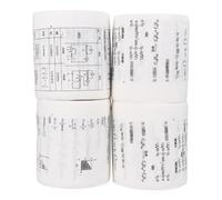 ROMISBABA Papier Toilette Confortable Humoristique Imprimé Formules Chimie Physique, 4 Rouleaux en Pulpe de Bois Blanc Irritation, pour Décorer une Salle de Classe