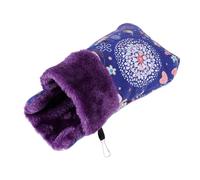 ROMISBABA Paquet de Couchage pour Petit Animal Lit Douillet en Coton Bleu Cerf Hamac pour Hamster Squirrel Accessoire Confortable pour Cage