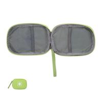 ROMISBABA Paquet Médical d'Urgence Portable Petit Format Vert Imperméable Trousse de Premiers Soins Compacte avec Compartiments Organisateurs Paquet de Voyage Pratique pour Maison Bureau