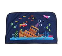 ROMISBABA Pare Soleil Voiture Garçon Fille Cartoon Polyester Bloque Chaleur et UV Fixation Magnétique pour Fenêtre Arrière Protection Âge Motif Aventure Profond