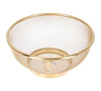 ROMISBABA Passoire Acier Inoxydable à Mailles Fines Panier Filtre pour Riz et Légumes Tamis Robuste pour Cuisine Doré