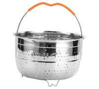 ROMISBABA Passoire en Acier Inoxydable Poignée, Panier Vapeur Cuisine pour Autocuiseur, Panier Égouttoir à Légumes Petits Trous, Accessoire Ménager Pratique pour Cuisson Couleur Aléatoire