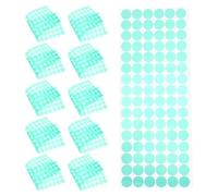 ROMISBABA Pastilles Adhésives Ruban Découpé Haute Température 20 Mm Vert Lot 1000 Pièces Disques de Masquage Résistant Chaleur pour Peinture, Cuisson et Protection Surface Professionnelle