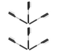 ROMISBABA Peigne Séparateur de Cils en Acier Inoxydable avec Manche Droit, 6pcs, Capture les Amas et Définit les Cils pour Séance de Maquillage ou Soins Personnels