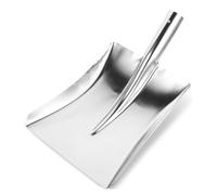 ROMISBABA Pelle Carrée Acier Inoxydable pour Nettoyage Pelle Ramasse-déchets sans Manche Outil pour Jardin et Maison