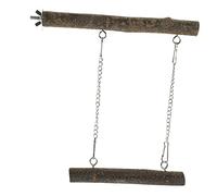 ROMISBABA Perchoir pour Perroquet Suspendu Naturel pour Oiseaux Accessoire de Cage Pratique pour Entraînement et Loisirs des Oiseaux
