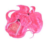 ROMISBABA Perruque pour Chien Rose Fantaisie Accessoire pour Animaux Coiffure Amusante et Costume Mignon pour Déguisements et