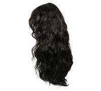 ROMISBABA Perruque Punk Longue Noire Années Homme Résistante Chaleur Style Naturel Confortable pour Cosplay et Fête