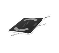 ROMISBABA Pèse-personne Numérique Précis avec Écran Verre Trempé Balance Graisse Corporelle Fiable pour Salle de Bain USB Rechargeable Mesure Rapide pour Suivi Santé