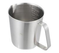 ROMISBABA Pichet à Lait Inox avec Graduation Pot à Mousseur Polyvalent pour Espresso et Cappuccino Acier Anti- et Facile à Nettoyer