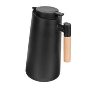 ROMISBABA Pichet chaud Portable mince bouteille d'eau cruches cuisine thermique voyage cuisine thermique à café marmite cafetière théière cruche pp Noir