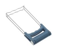 ROMISBABA Pince Clip Cuisine Acier Inoxydable Brûlure Multifonctionnelle Pince Plateau Chaud Pliable avec Poignée PP Outil Pratique pour Assiettes Bols et Plats