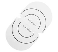 ROMISBABA Pince de Protection Blanche pour Disques Vinyles en Carton Antistatique, Réduit Bruit et Vibrations, pour Usage Domestique et Équipement DJ Professionnel