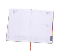 ROMISBABA Planificateur Bleu Calendrier Bureau Carnet de Notes Quotidien Organisateur Familial Mini Agenda Portable