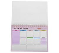 ROMISBABA Planificateur Hebdomadaire et Pages Détachables en Papier Rose Non Daté Suivi des Heures de Travail pour Usage Personnel