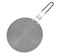 ROMISBABA Plaque de Rapide Aluminium avec Poignée Pliable Diffuseur de Chaleur Pratique pour Cuisinière Gaz et Électrique