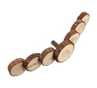 ROMISBABA Plateforme en Bois pour Hamster et Petits Rongeurs Échelle d'escalade Jouet à Mâcher Exercice Physique Prévention de L'Obésité pour Cochon d'Inde et Souris