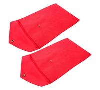 ROMISBABA Pochette de Rangement Écritures Religieuses en Velours Côtelé Rouge 2pcs, Grosse Capacité, Anti-poussière, pour Environnements Spirituels et Voyages