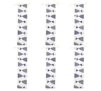 ROMISBABA Pochette de Voyage en Coton et Lin pour Couverts 6 Pièces Cordon de Serrage , Paquet de Transport Portable Rangement Multi-usages pour Baguettes et Pailles pour Voyage
