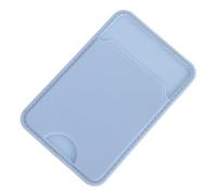 ROMISBABA Pochette Porte-Cartes adhésive pour téléphone Compatible système magnétique Étui Fin antidérapant Bleu Support Pratique pour Cartes sur Dos de Smartphone