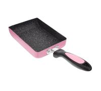 ROMISBABA Poêle Tamagoyaki Antiadhésive Carrée 13X18 CM en Revêtement de Pierre de Maïs Compatible Gaz et Plaque Électrique Poêle à Omelette Multifonction Cuisine et Camping Ustensile