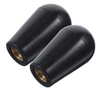 ROMISBABA Poignées de Robinet de Bière Prise Sécurisée en Plastique Noir Lot de 2 et Durabilité pour Tireuse à Bière