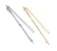 ROMISBABA Pointeur Torah en Alliage de Zinc Métal 2pcs pour Lecture Précise Bible, Accessoire de Lecture Robuste Présent Mitzvah ou Souvenir Anniversaire D'église