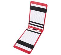 ROMISBABA Porte-Carte de Score de Golf Rose en PU, Léger et Portable | Protège les Cartes Sueur et Eau, Carnet Pratique pour Parcours, Format Compact