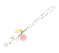ROMISBABA Porte-clés Fleur Décoratif Pendentif Téléphone Charm Téléphone Chaine Pendentif Accessoire Décoration Portable Pour Femme Style Facile à Utiliser